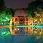 Hasht Behesht Palace Isfahan at night