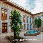 Oscru_hotel_shiraz_yard. Iran_hotel. letsseepersia_travel_agency