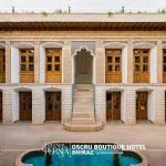 Oscru_hotel_shiraz_yard. letsseepersia_travel_agency. Iran_hotel