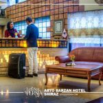 lobbey of aryo barzan hotel shiraz