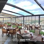 rooftop restaurant of grand hotel shiraz