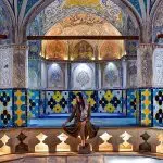 travelers_in_sultan_amir_ahmad_bathhouse_kashan. letsseepersia_travel_agency