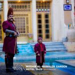 people in moshir al-mamalek garden hotel yazd