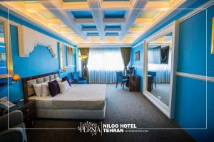 double room of niloo hotel tehran