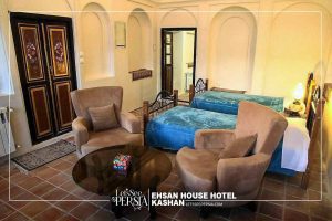 twin room of ehsan house hotel kashan