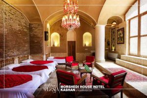 four bed room of morshedi house hotel kashan