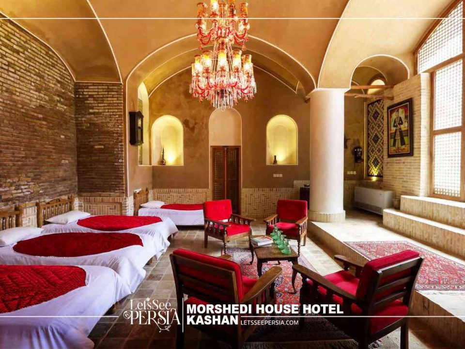 four bed room of morshedi house hotel kashan