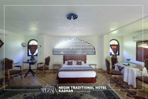 double room of negin traditional hotel kashan