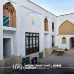 inner yard of negin traditional hotel kashan