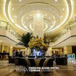 lobbey of parsian azadi hotel tehran