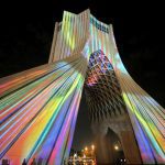 azadi-tower-tehran-night-lets-see-persia-travelagency