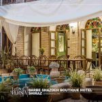 traditional yard of darbe shazdeh boutique hotel shiraz