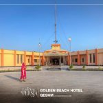 hotel building of golden beach hotel qeshm