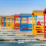 beach of golden beach hotel qeshm