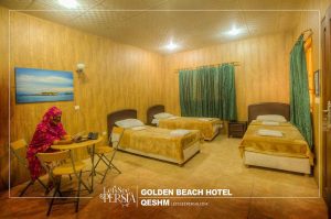 triple room of golden beach hotel qeshm