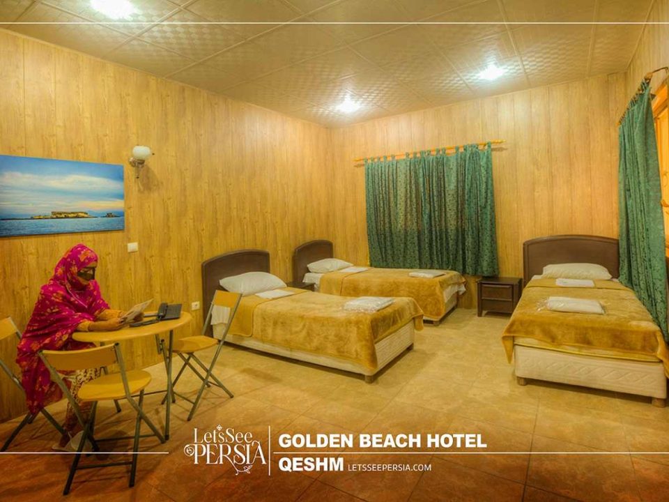 triple room of golden beach hotel qeshm