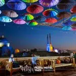 Fazeli Hotel Yazd _ Roof view of Jame Mosque Yazd