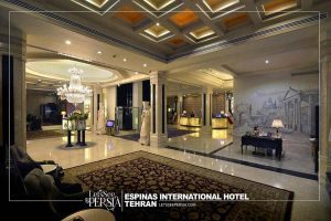 lobbey of espinas international hotel tehran