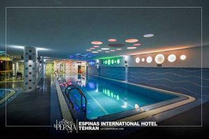 swimming pool of espinas international hotel tehran