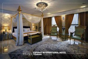 presidential suite of espinas international hotel tehran