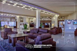 lobby of negarestan hotel kashan