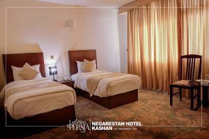 twin room of negarestan hotel kashan