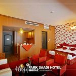 double bed of park saadi hotel shiraz