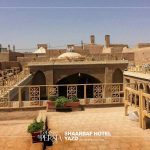 rooftop of shaarbaf hotel yazd