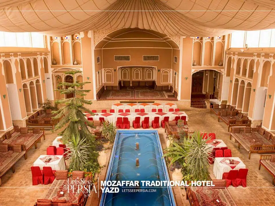 Mozaffar Traditional Hotel Yazd _ Traditional Yard