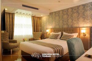 double room of simorgh hotel tehran