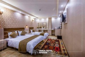 triple room of venus hotel isfahan