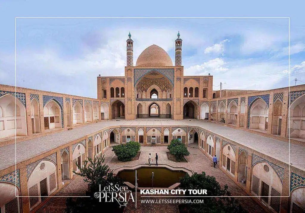 Kashan City Tour-Iran-Agha Bozorg Mosque Kashan