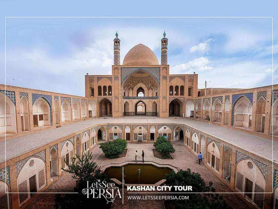 Kashan City Tour-Iran-Agha Bozorg Mosque Kashan