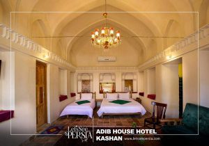 triple room of adib house hotel kashan