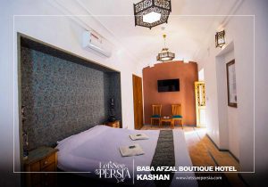 double room of baba afzal boutique hotel kashan