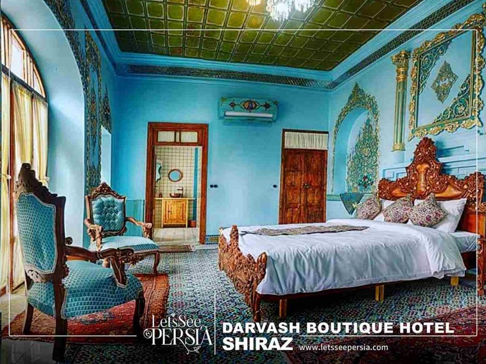 vip double room of darvash boutique hotel shiraz