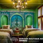 twin room of darvash boutique hotel shiraz