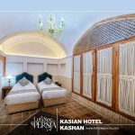 twin room of kasian traditional hotel kashan