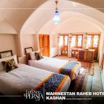 twin room of mahinestan raheb hotel kashan