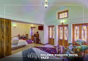 room of malamir mansion hotel yazd