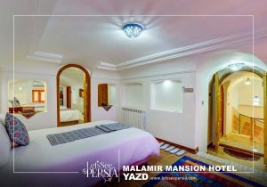 triple room of malamir mansion hotel yazd