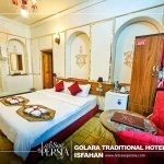 double room of golara traditional hotel isfahan