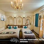 triple room of golara traditional hotel isfahan