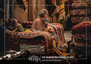 Top Iranian Souvenirs to Buy - Iranian Carpet in Bazaar