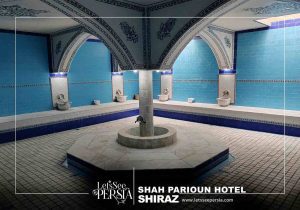 traditional bath of shahparioun hotel shiraz