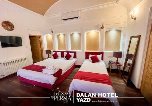 Triple room of Dalan Hotel Yazd