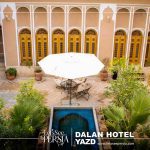 Dalan Hotel Yazd traditional yard