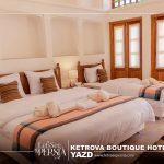 Triple room of Ketrova Boutique Hotel Yazd