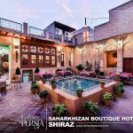 Outdoor traditional yard of Saharkhizan Boutique Hotel Shiraz