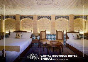 Triple room of Vartaj Boutique Hotel Shiraz